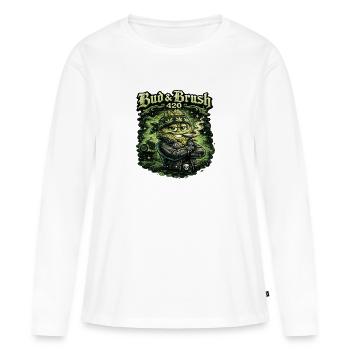 Rebelles - T-shirt manches longues Premium bio Femme - blanc - Devant - Julia (174cm)