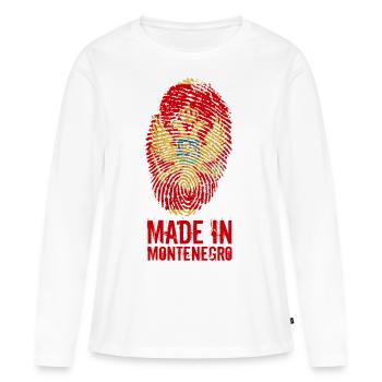 Made in Montenegro / Made in Montenegro - Women's Premium Organic Long Sleeve Shirt - white - Front - Julia (174cm)