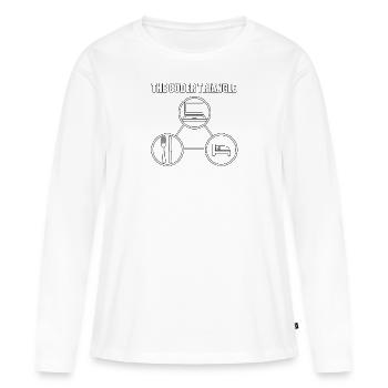 Computerfreak Computerwissenschaftler - Frauen Premium Bio Langarmshirt - Weiß - Vorne - Julia (174cm)