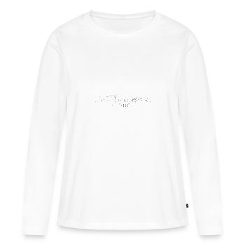Sydney Skyline dans le style d’illustration au stylo en ligne - T-shirt manches longues Premium bio Femme - blanc - Devant - Julia (174cm)