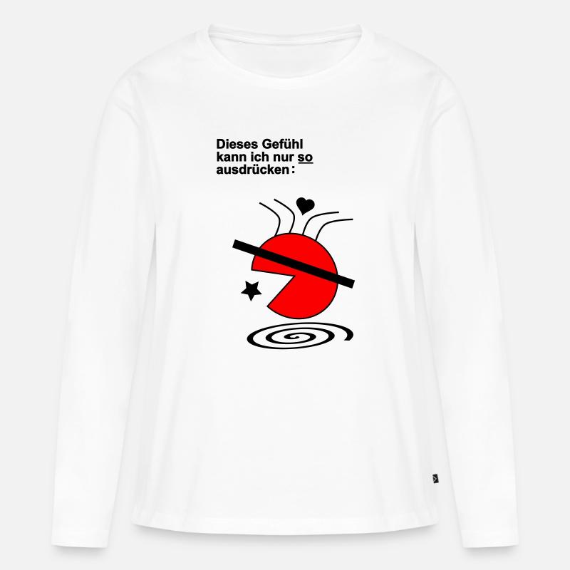 This feeling - Women's Premium Organic Long Sleeve Shirt - white