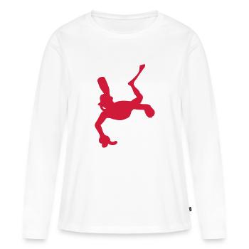 underwater1 Underwater Hockey - Women's Premium Organic Long Sleeve Shirt - white - Front - Julia (174cm)
