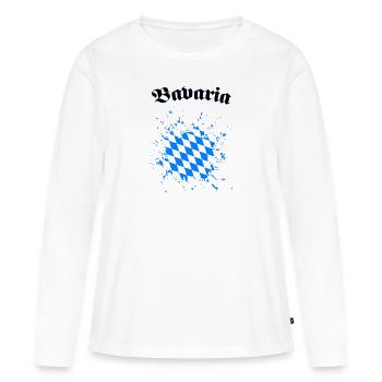 Bayern Bavaria - Women's Premium Organic Long Sleeve Shirt - white - Front - Julia (174cm)