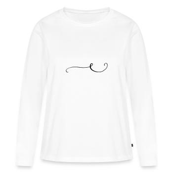 Decoration - Women's Premium Organic Long Sleeve Shirt - white - Front - Julia (174cm)