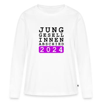 Bachelorette Party 2024 Bachelorette Party - Women's Premium Organic Long Sleeve Shirt - white - Front - Julia (174cm)