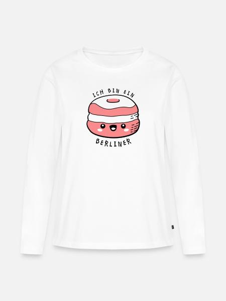 Witzige Sprüche - Frauen Premium Bio Langarmshirt - Weiß