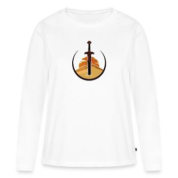 Legends of the desert - Women's Premium Organic Long Sleeve Shirt - white - Front - Julia (174cm)