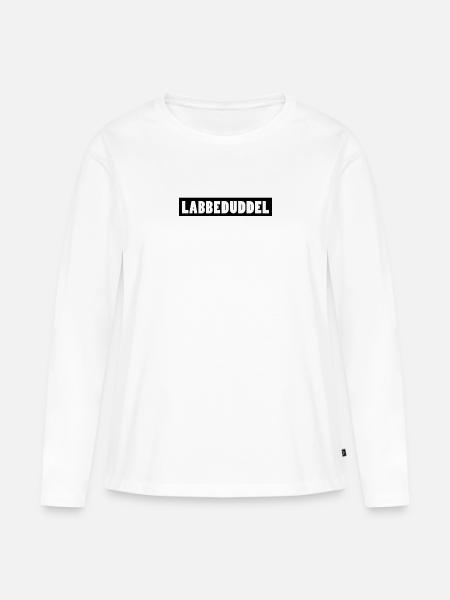 Labbeduddel - Lustiges badisches T-Shirt - Frauen Premium Bio Langarmshirt - Weiß