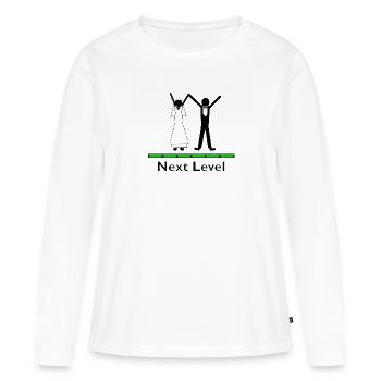 Wedding eve wedding - Women's Premium Organic Long Sleeve Shirt - white - Front - Julia (174cm)