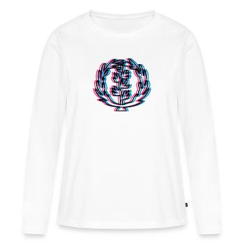 Eritrea - Frauen Premium Bio Langarmshirt - Weiß - Vorne - Julia (174cm)