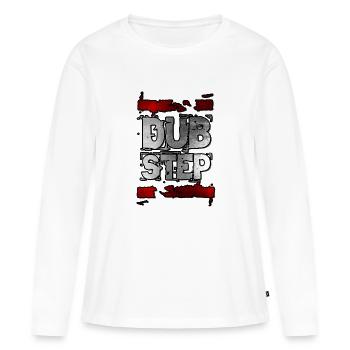 I Love Dubstep Music - Frauen Premium Bio Langarmshirt - Weiß - Vorne - Julia (174cm)