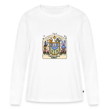 Fantasy Realm Resident - Frauen Premium Bio Langarmshirt - Weiß - Vorne - Julia (174cm)