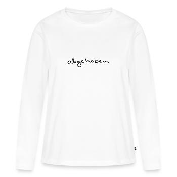 abgehoben Gleitschirm - Frauen Premium Bio Langarmshirt - Weiß - Vorne - Julia (174cm)