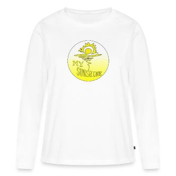 My Sunshine - Women's Premium Organic Long Sleeve Shirt - white - Front - Julia (174cm)