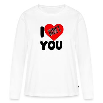 I Don't Love You Breakup Anti Valentines Singles - Women's Premium Organic Long Sleeve Shirt - white - Front - Julia (174cm)