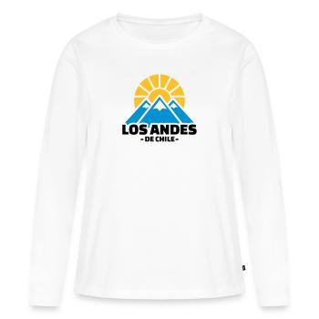 Chili - T-shirt manches longues Premium bio Femme - blanc - Devant - Julia (174cm)