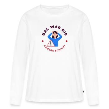 Firma Streit - Frauen Premium Bio Langarmshirt - Weiß - Vorne - Julia (174cm)
