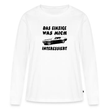 Auto - Frauen Premium Bio Langarmshirt - Weiß - Vorne - Julia (174cm)
