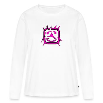 Été - T-shirt manches longues Premium bio Femme - blanc - Devant - Julia (174cm)