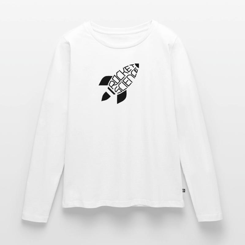 Conception aérospatiale robuste de Rocket Science T-shirt manches longues Premium bio Femme