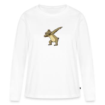 Dubbing koala - Women's Premium Organic Long Sleeve Shirt - white - Front - Julia (174cm)