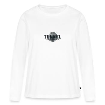 TUNNEL - Women's Premium Organic Long Sleeve Shirt - white - Front - Julia (174cm)