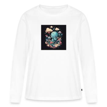 Fantasy - Women's Premium Organic Long Sleeve Shirt - white - Front - Julia (174cm)