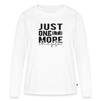 Encore un chapitre - T-shirt manches longues Premium bio Femme - blanc - Devant - Julia (174cm)