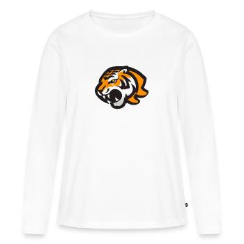 Roaring Tiger - Women's Premium Organic Long Sleeve Shirt - white - Front - Julia (174cm)