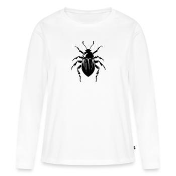 Insectes, bestioles, arthropodes - T-shirt manches longues Premium bio Femme - blanc - Devant - Julia (174cm)