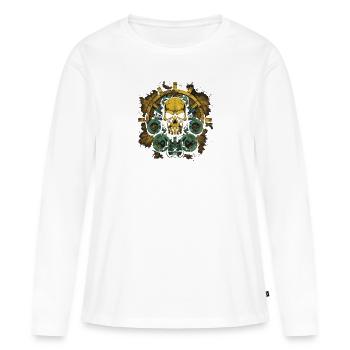 tchernobyl atome 12 - T-shirt manches longues Premium bio Femme - blanc - Devant - Julia (174cm)