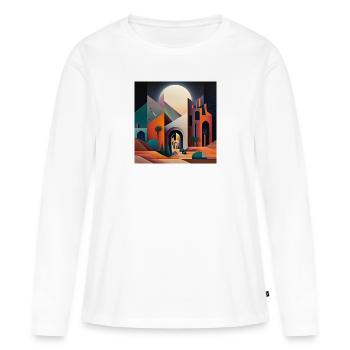The Bauhaus Legacy - Women's Premium Organic Long Sleeve Shirt - white - Front - Julia (174cm)