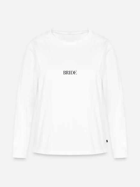 Bride - Frauen Premium Bio Langarmshirt - Weiß