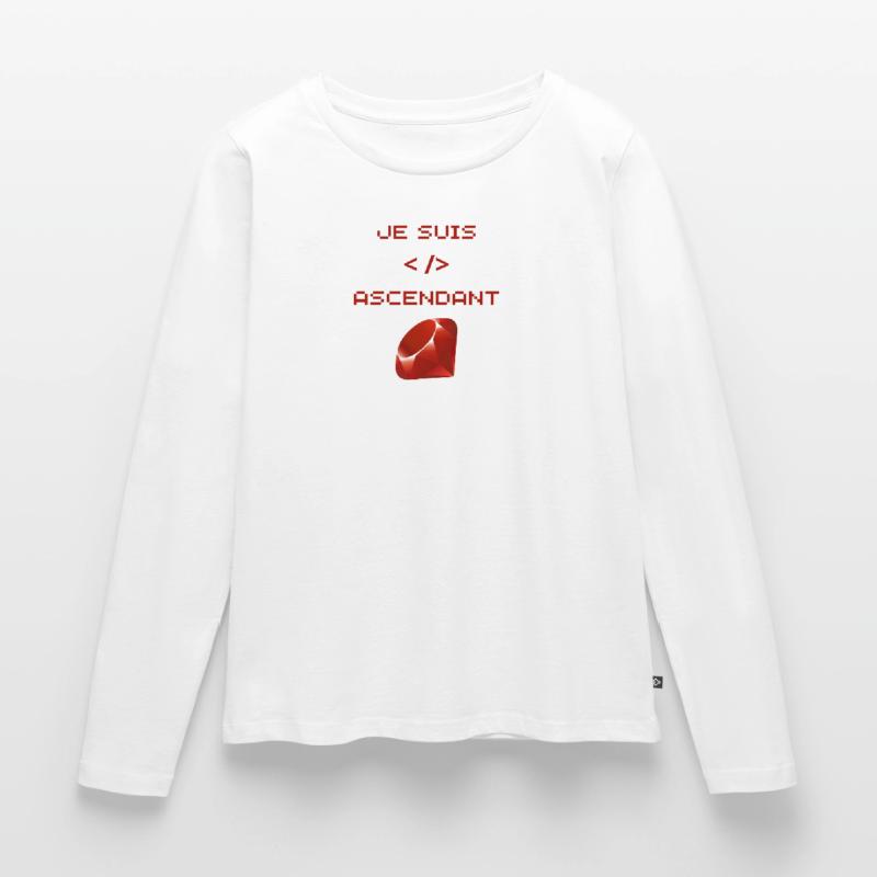 Ruby web developer Women's Premium Organic Long Sleeve Shirt