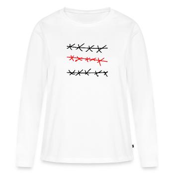 Freestyle - Frauen Premium Bio Langarmshirt - Weiß - Vorne - Julia (174cm)