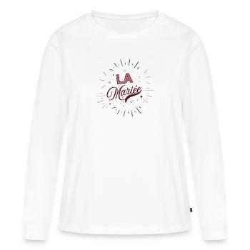 The Bride - Women's Premium Organic Long Sleeve Shirt - white - Front - Julia (174cm)