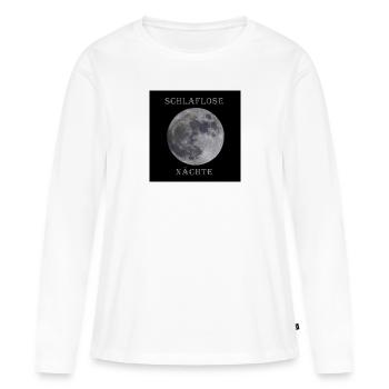 Schlaflose Nächte - Frauen Premium Bio Langarmshirt - Weiß - Vorne - Julia (174cm)