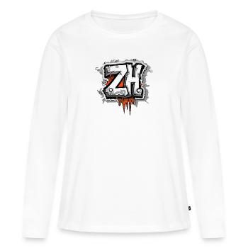Zurich ZH switzerland swiss - Women's Premium Organic Long Sleeve Shirt - white - Front - Julia (174cm)