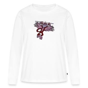 Fly - Women's Premium Organic Long Sleeve Shirt - white - Front - Julia (174cm)