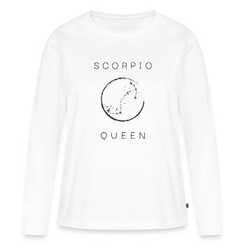 Scorpio Queen - Women's Premium Organic Long Sleeve Shirt - white - Front - Julia (174cm)