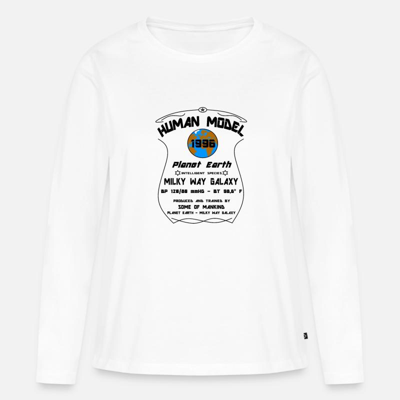 1996 - Frauen Premium Bio Langarmshirt - Weiß
