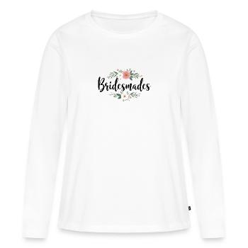 Junggesellinnen Abschied - Frauen Premium Bio Langarmshirt - Weiß - Vorne - Julia (174cm)