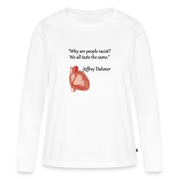 Jeffrey Dahmer - Frauen Premium Bio Langarmshirt - Weiß - Vorne - Julia (174cm)