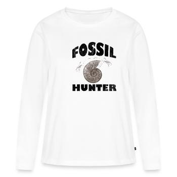Fossils seek endurance - Women's Premium Organic Long Sleeve Shirt - white - Front - Julia (174cm)