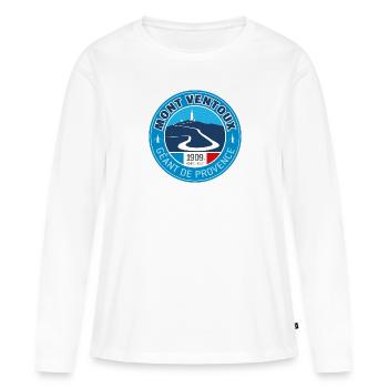 Mont Ventoux - the giant of Provence - Women's Premium Organic Long Sleeve Shirt - white - Front - Julia (174cm)