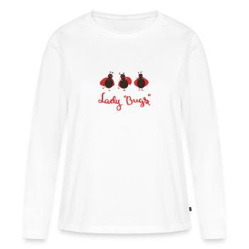 Ladybug ladybugs animals - Women's Premium Organic Long Sleeve Shirt - white - Front - Julia (174cm)