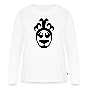 Clown - Frauen Premium Bio Langarmshirt - Weiß - Vorne - Julia (174cm)