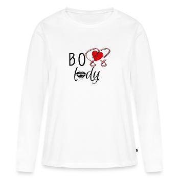 Lady Bosses - Women's Premium Organic Long Sleeve Shirt - white - Front - Julia (174cm)