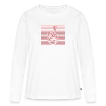 Fingers Crossed - Frauen Premium Bio Langarmshirt - Weiß - Vorne - Julia (174cm)