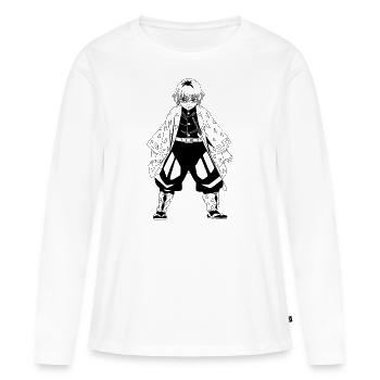 Anime, Manga, Serie, Geschenkidee, Fantasie - Frauen Premium Bio Langarmshirt - Weiß - Vorne - Julia (174cm)
